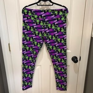 LulaRoe Kermit the Frog TC Leggings